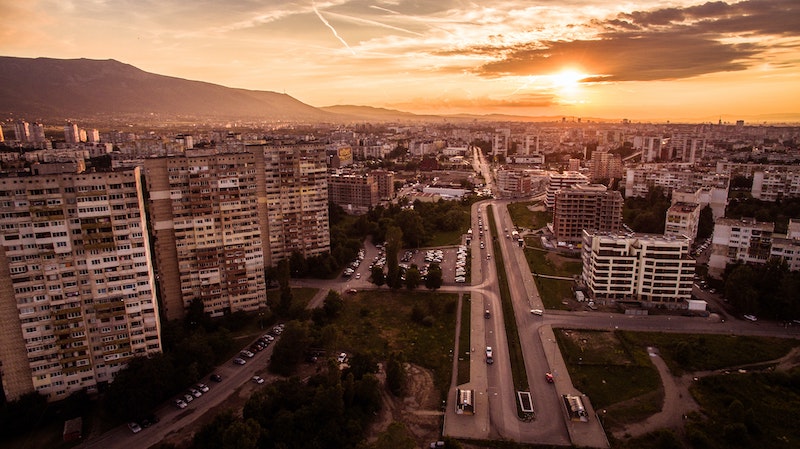 Sofia at sunset. Image: Vasko Hristov