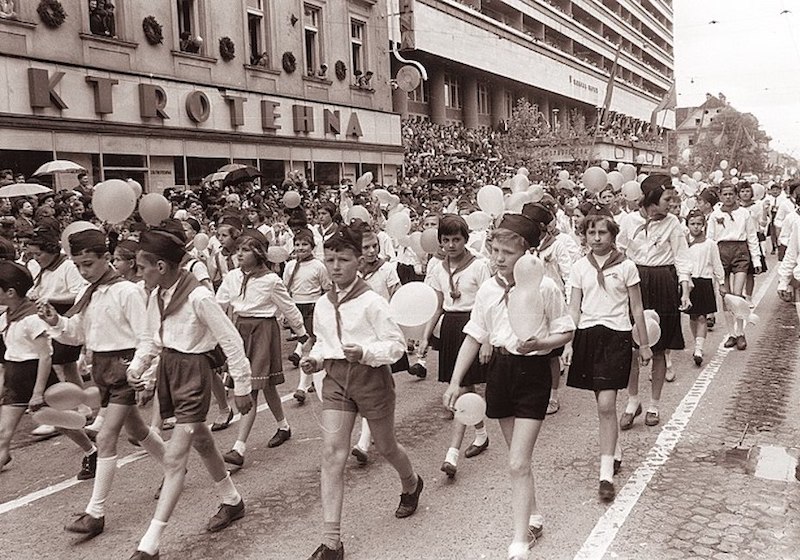 Pioneers March in Ljublijana. Image: Wikimedia Commons under a CC licence