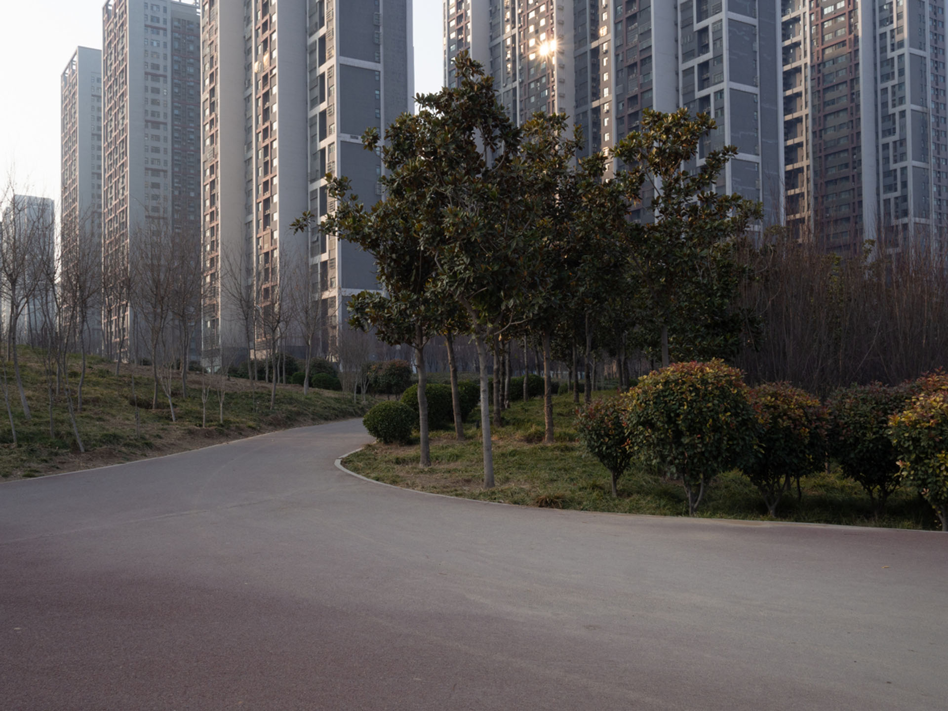 One of the residential quarters of Zhengzhou.