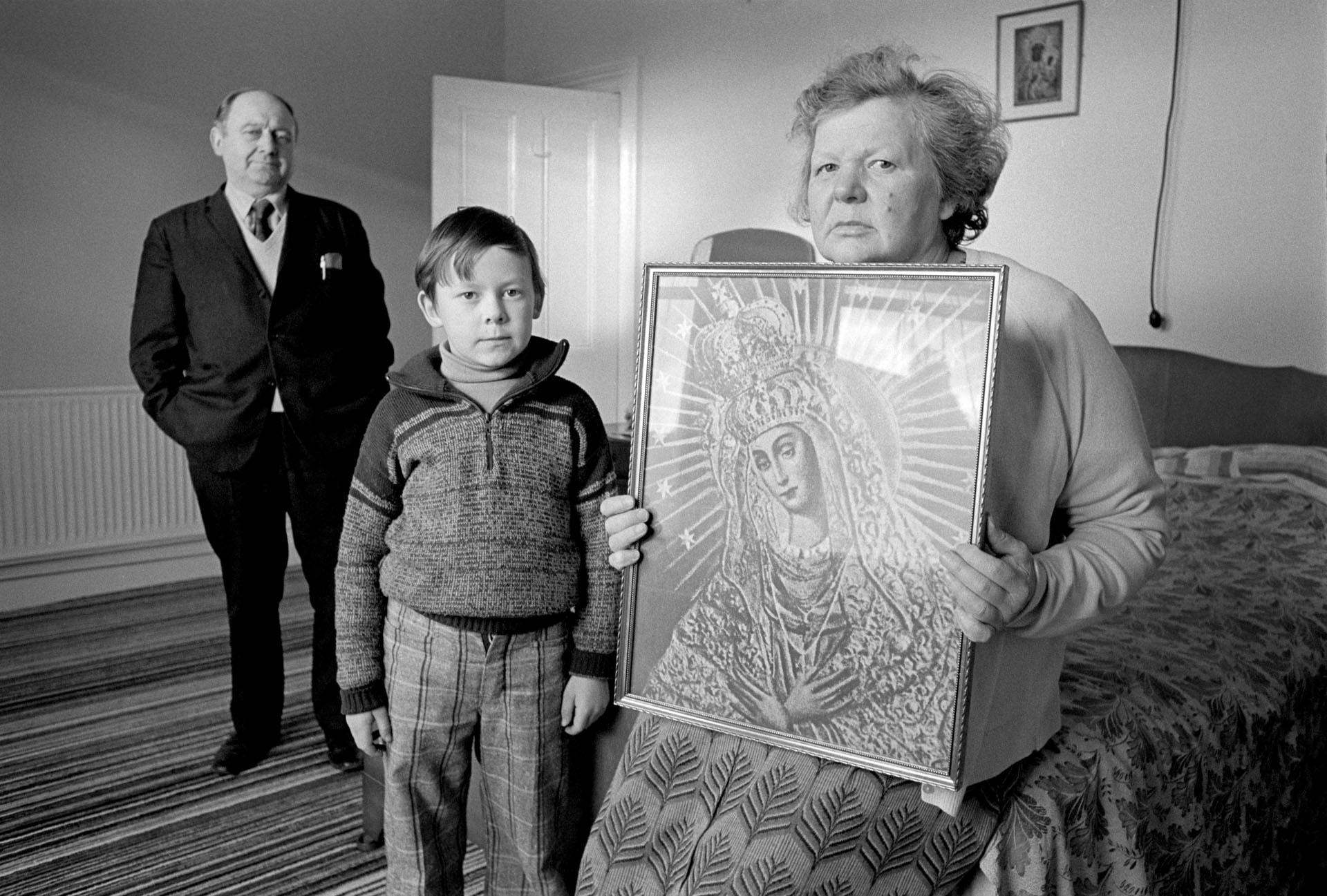 Tadeusz, Józef and Helena, Loughborough, England (1976)