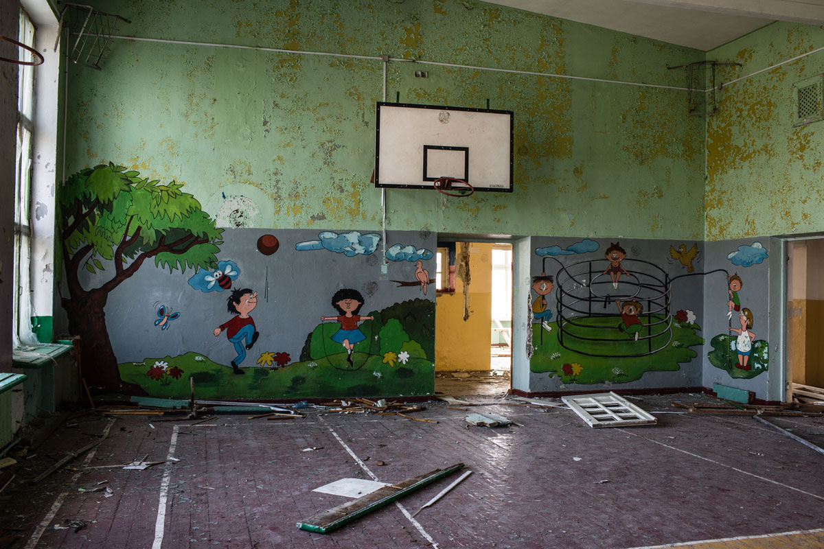 An abandoned school