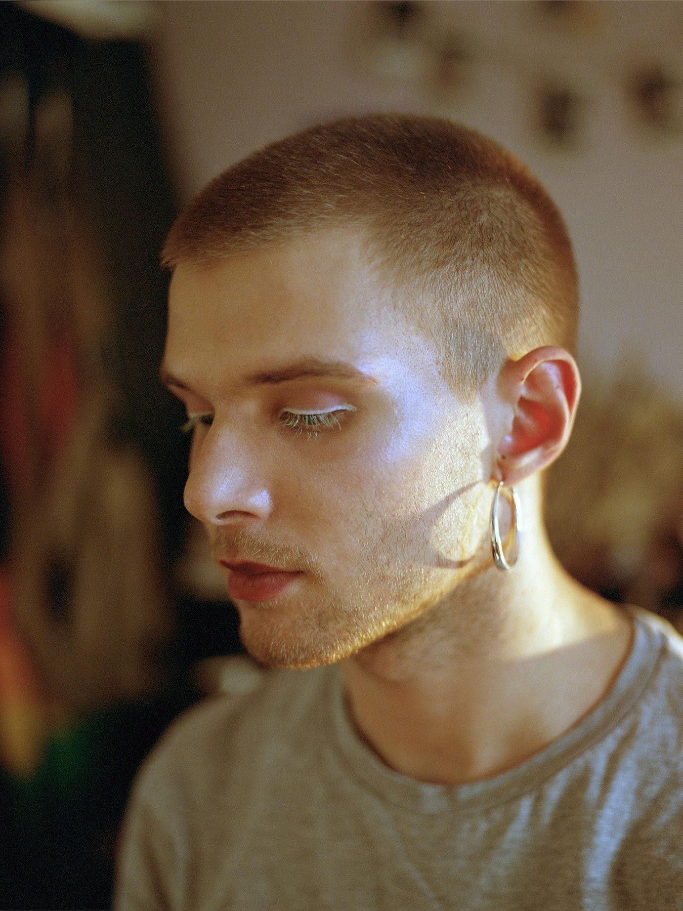 <p>Vidimost.doc is a visual project dedicated to increasing the representation of Russia’s LGBTQ+ youth. This portrait of Nikita shot by Kirill Voynov was the very first feature of the project in 2018 – and still manifests the radical power of softness and self determination.</p>
