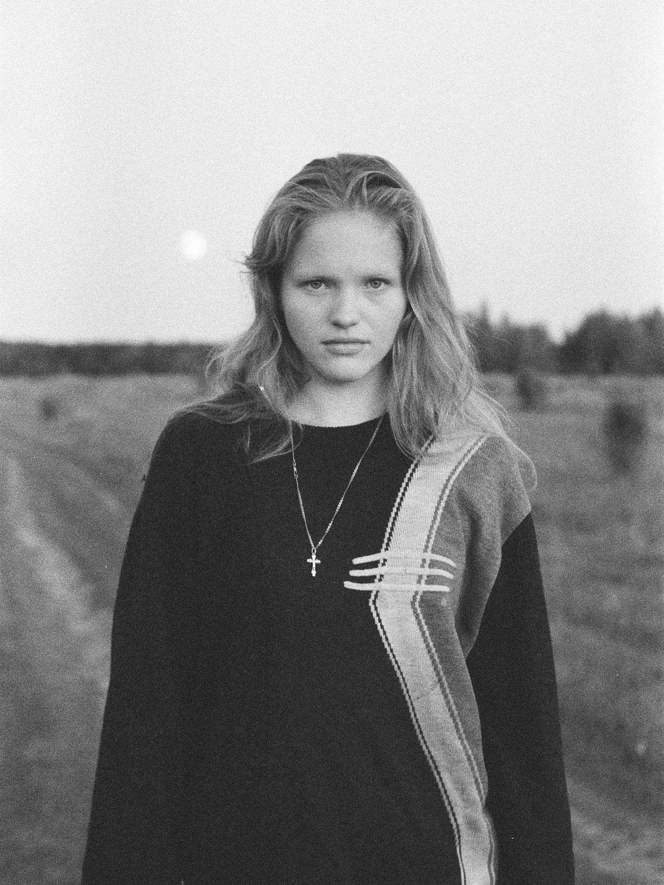 <p>This portrait of Irina in Kargaleyka village is part of Masha Demianova’s long-term project “Hometown”, an exploration of Russian beauty, femininity, belonging, and landscape. The photographer travelled to different remote locations in Russia to document her friends’ and<br>
 models’ hometowns.</p>