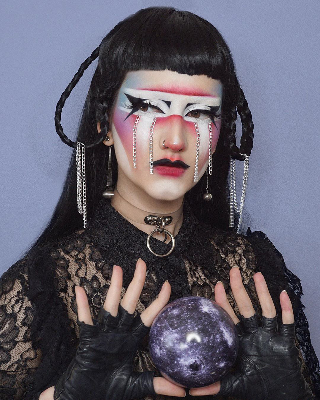 <p><span>Faeshion Left is a St Petersburg-based drag artist using makeup, self-portraiture and an array of personas to push the boundaries of gender presentation in Russia’s burgeoning drag community. This particular persona has a mystical and witchy air. </span></p>