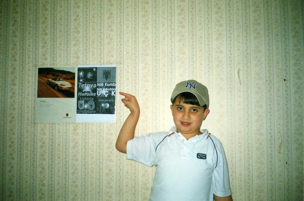 Havolli in his childhood home in Liverpool. Image courtesy of the author