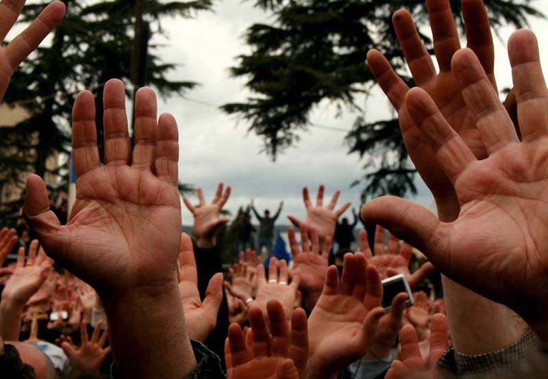 Unity Day celebrations on 9 April 2009, commemorating the events in 1989. Image: gipajournos via Wikimedia Commons