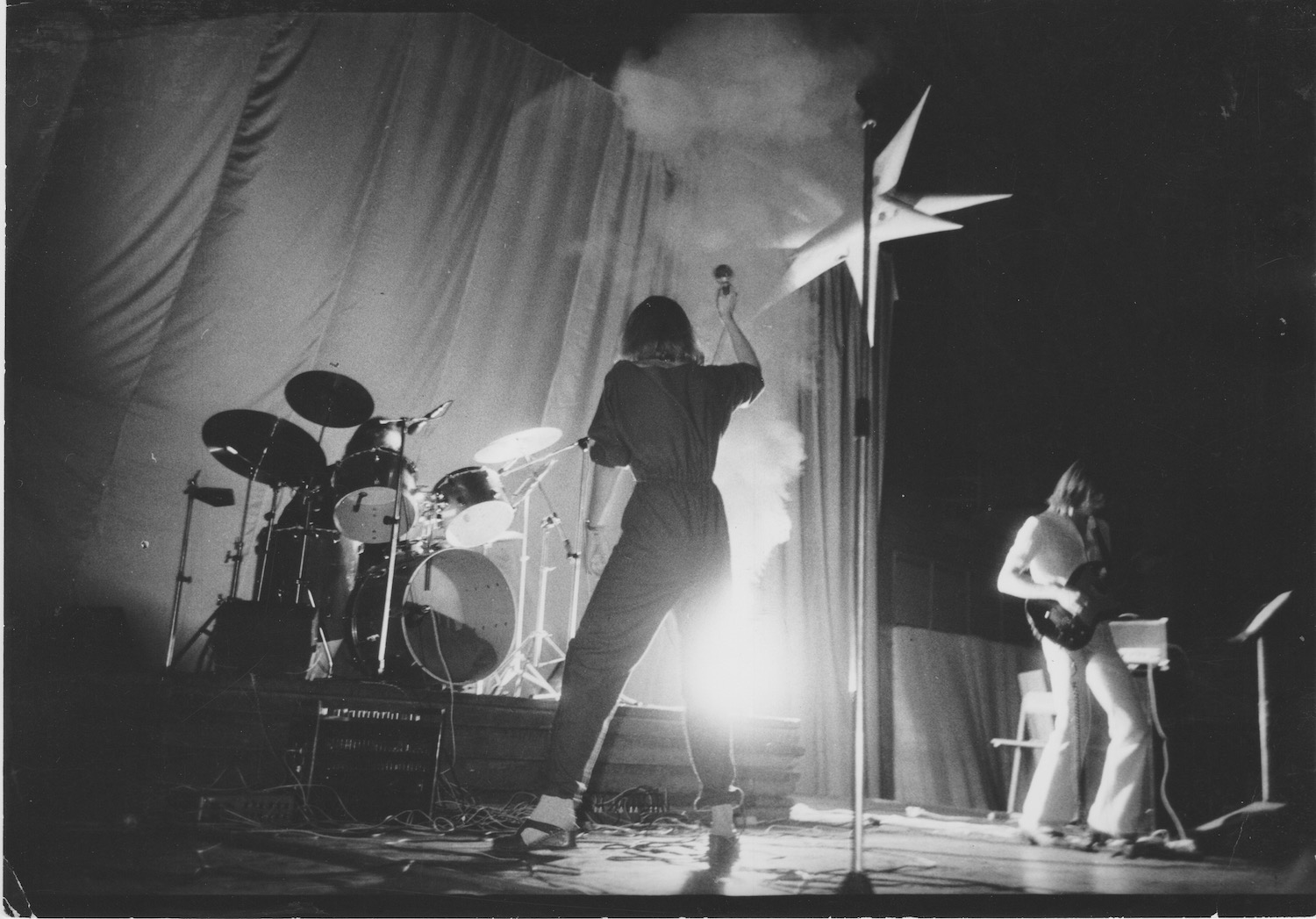 Perkons perform in front of more than 3000 spectators at a sports hall in Kaunas, Lithuania. Image courtesy of Juris Kulakovs