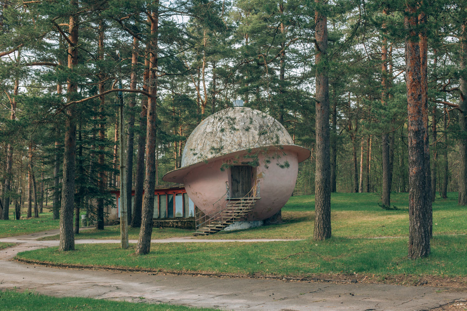 Planetarium on the territory of a children’s sanatorium. St. Petersburg.