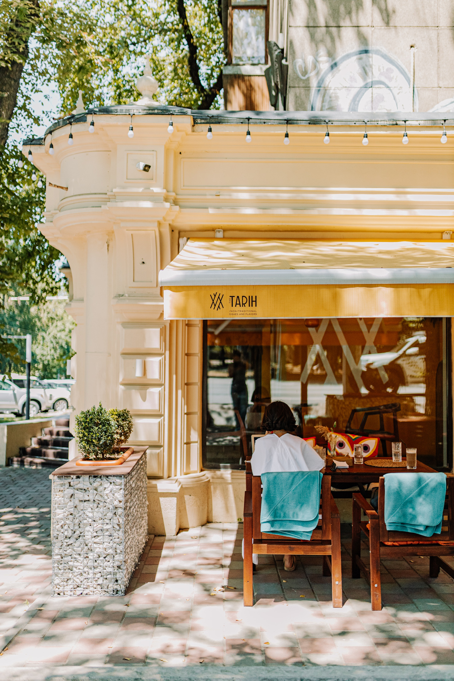 The Tarih restaurant in Almaty