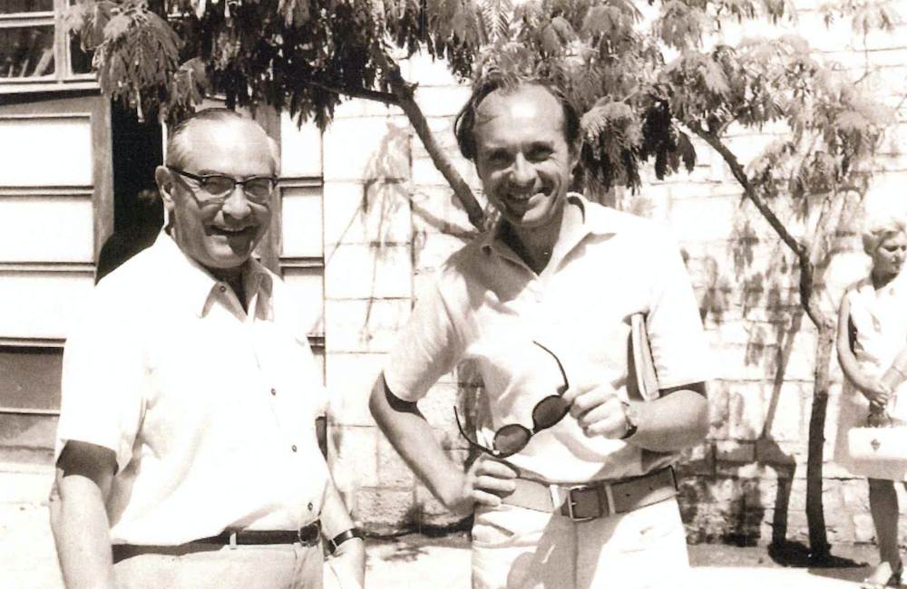 Eugen Fink and Kostas Axelos in 1968. Image: Milan Kangrga