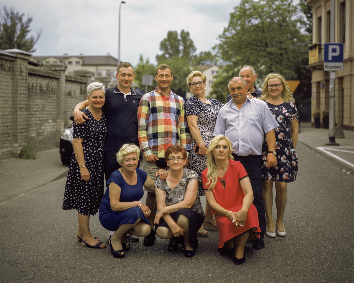 A family stopped Lewandowski to take their photo whilst celebrating, not realising it would take 15 minutes.