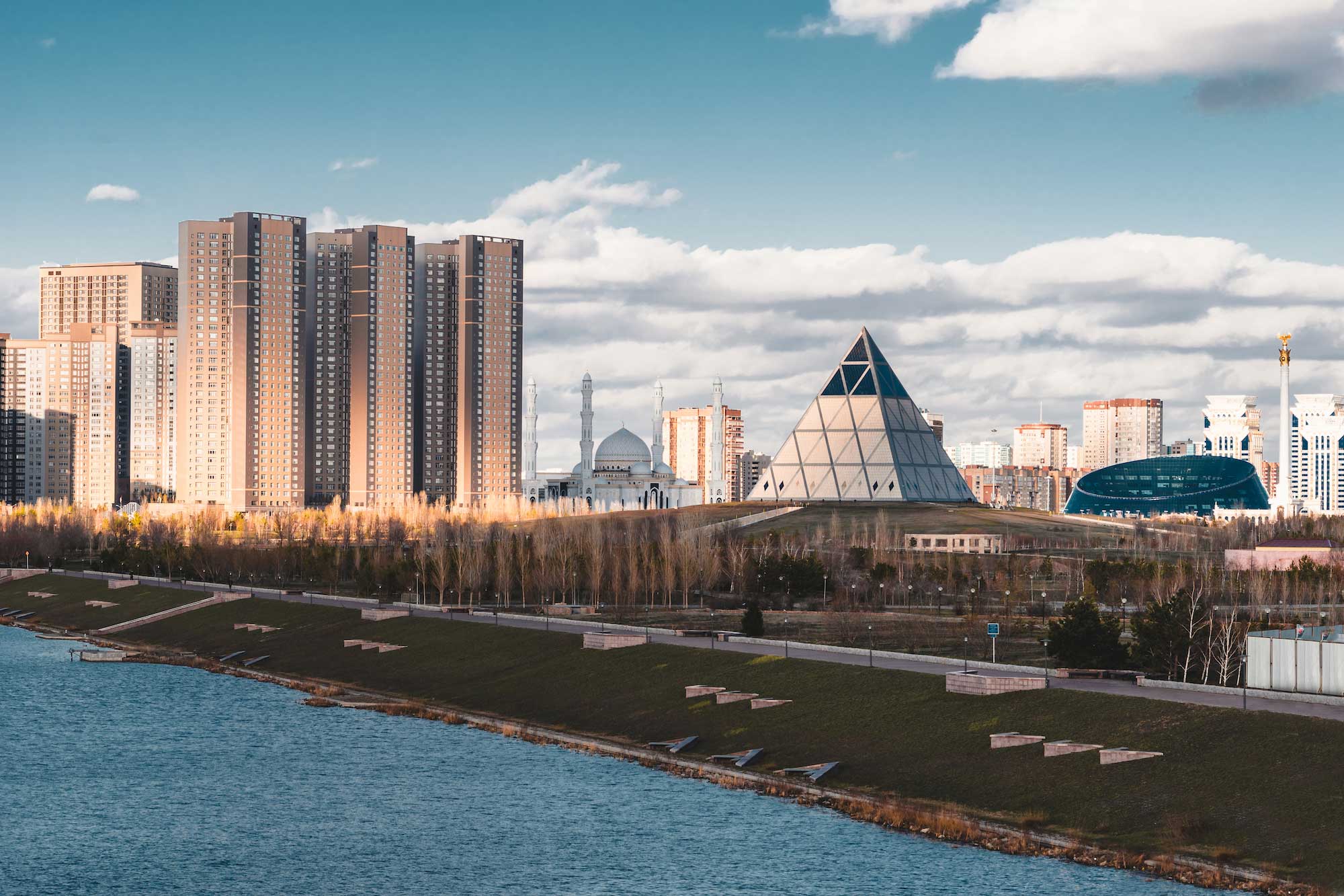 Palace of Peace and Reconciliation in Nur-Sultan, Kazakhstan. Image: Shutterstock/Mathias Berlin