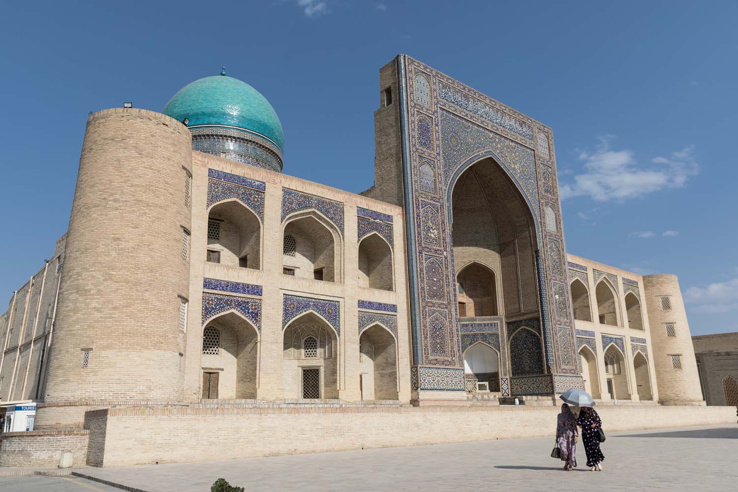 The Mir-i Arab Madrasa, Bukhara, in 2021