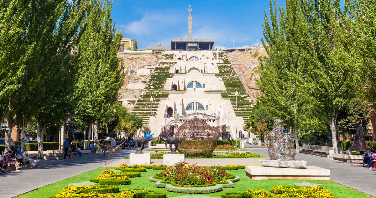 Sunny skies in sewer pipes: visit the Yerevan sculpture imagining a brighter future