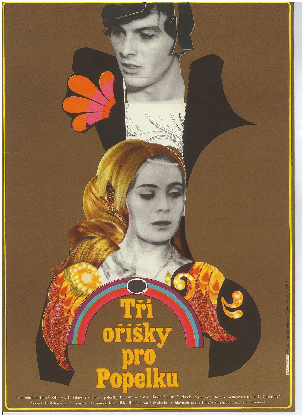Three Wishes for Cinderella poster. Artist: Soňa Vorlíčková