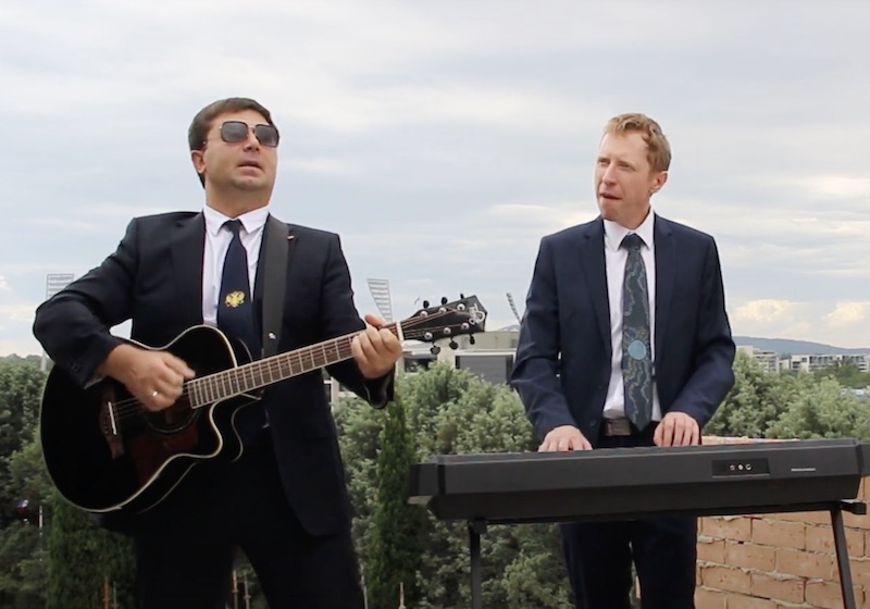 Australia’s Russian Embassy just dropped their own rock track