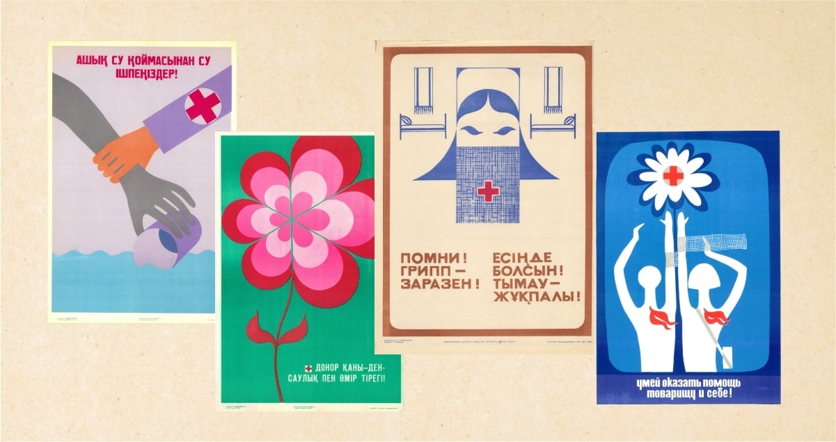 Mask media: Soviet Kazakh health posters from the 1970s