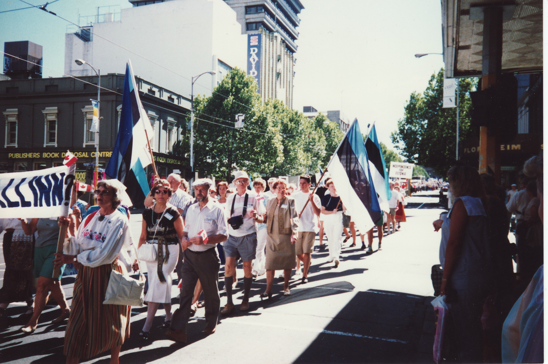 Procession of Estonian Flags at ESTO '88 Austraalias