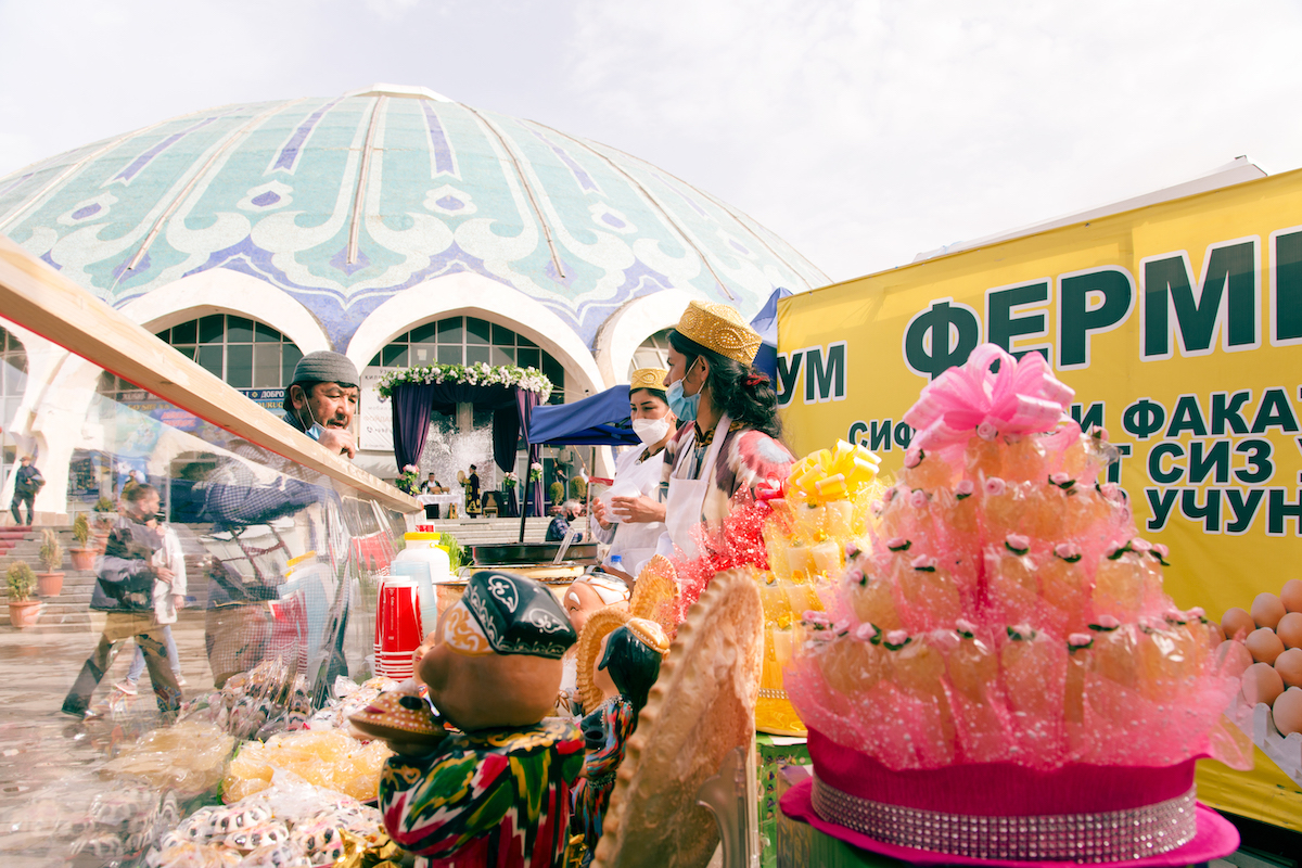 Chorsu Bazaar in Tashkent. Image: Kamila Rustambekova