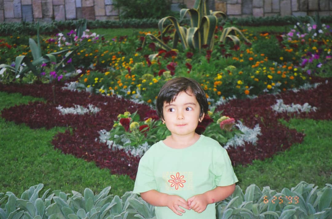 Writer Diyora Shadijanova as a child in Tashkent. Image courtesy of the author.
