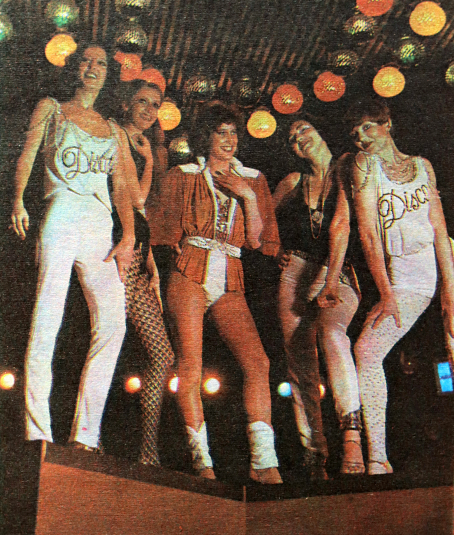 Dancers in the Viru Hotel nightclub in the 1980s