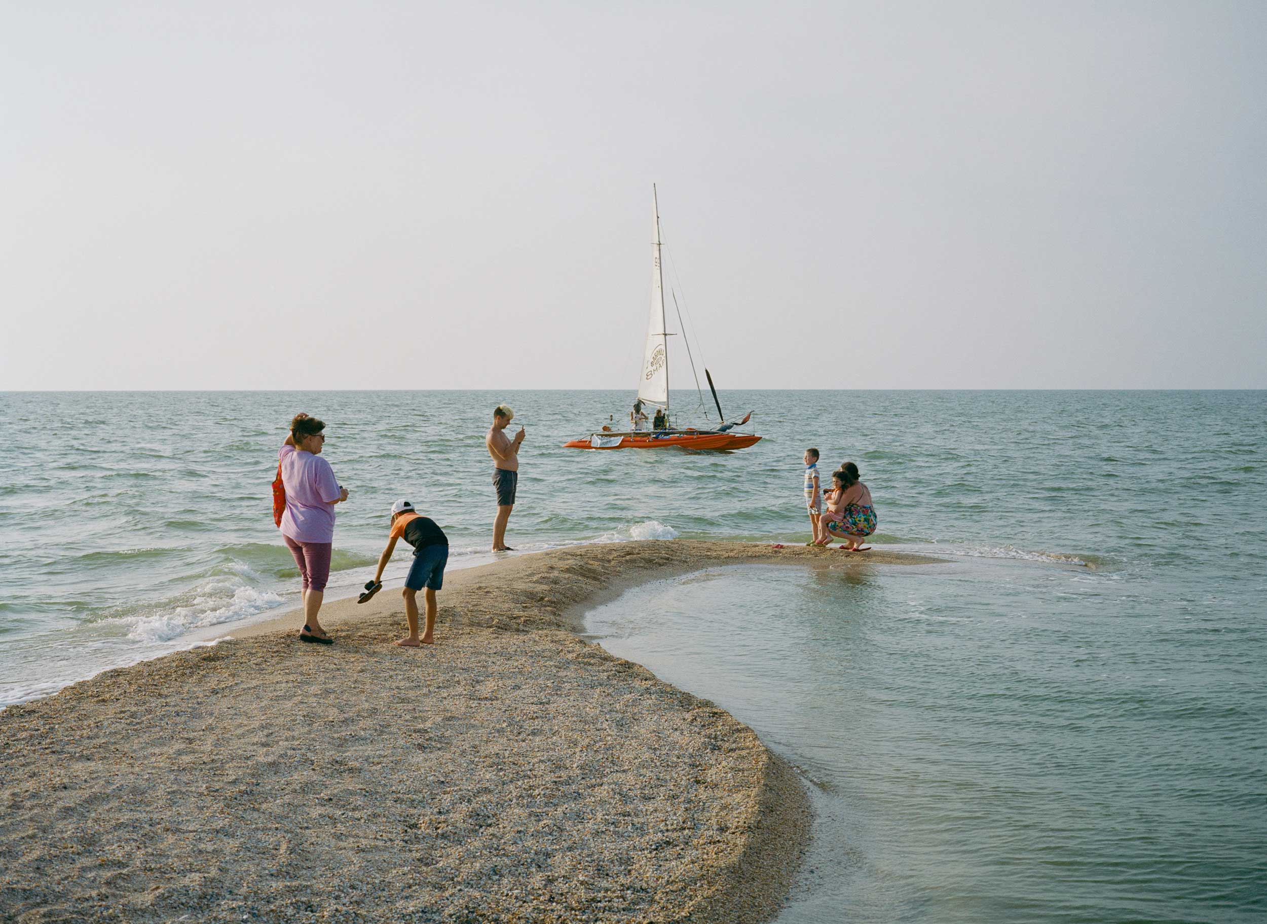 A golden-hued escape to summer evenings by the Sea of Azov