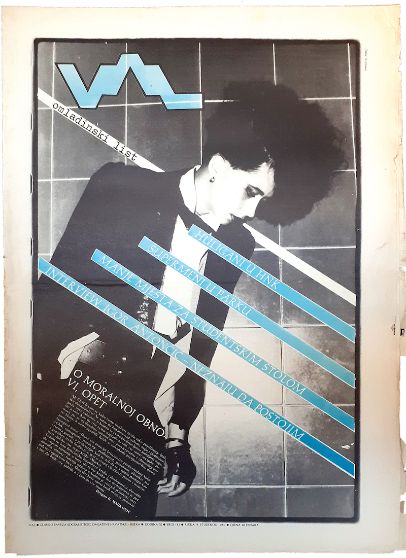 Val issue No. 182, featuring local singer Marija Štrajh in 1984