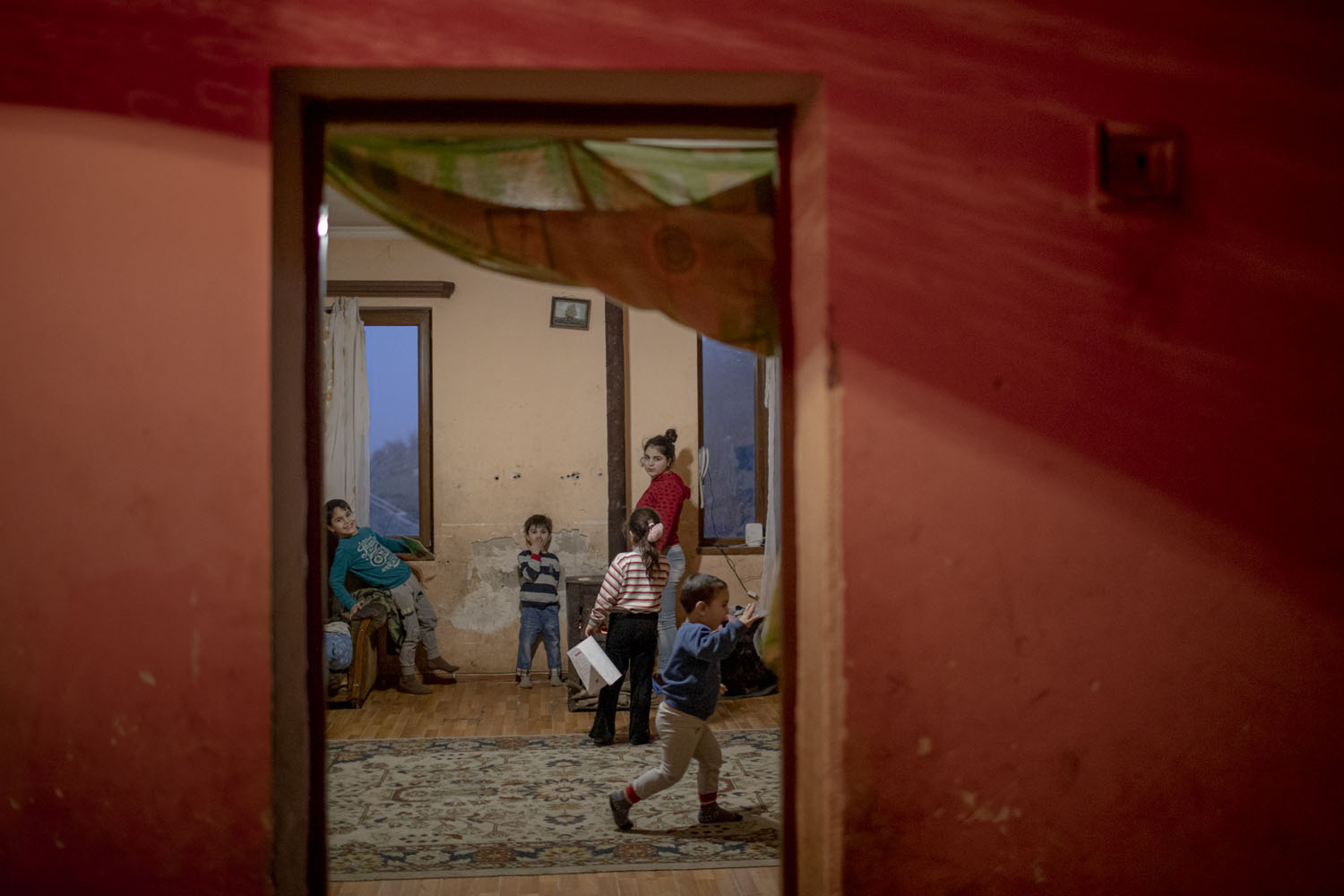 The Babayan family. Even when they were in Yerevan I visited their house in Stepanakert to see if it was still standing. It wasn’t significantly damaged, and now the family has returned home. The children have gone back to school and college