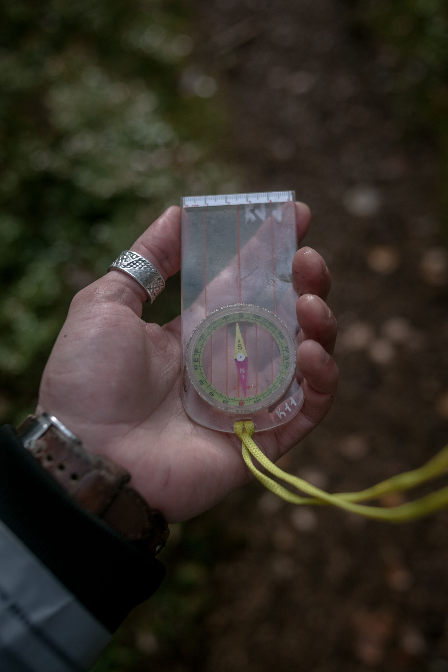A compass is one of the main tools for orientation.