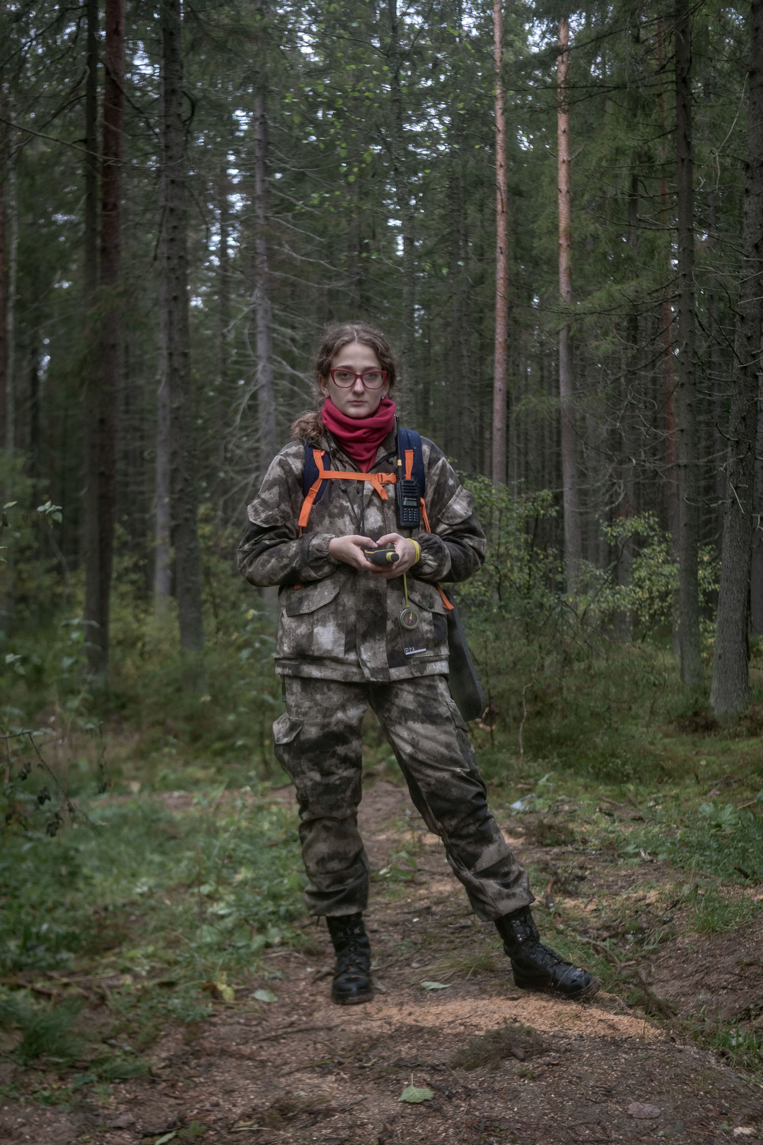 19-year-old senior searcher in Zelenogorsk.