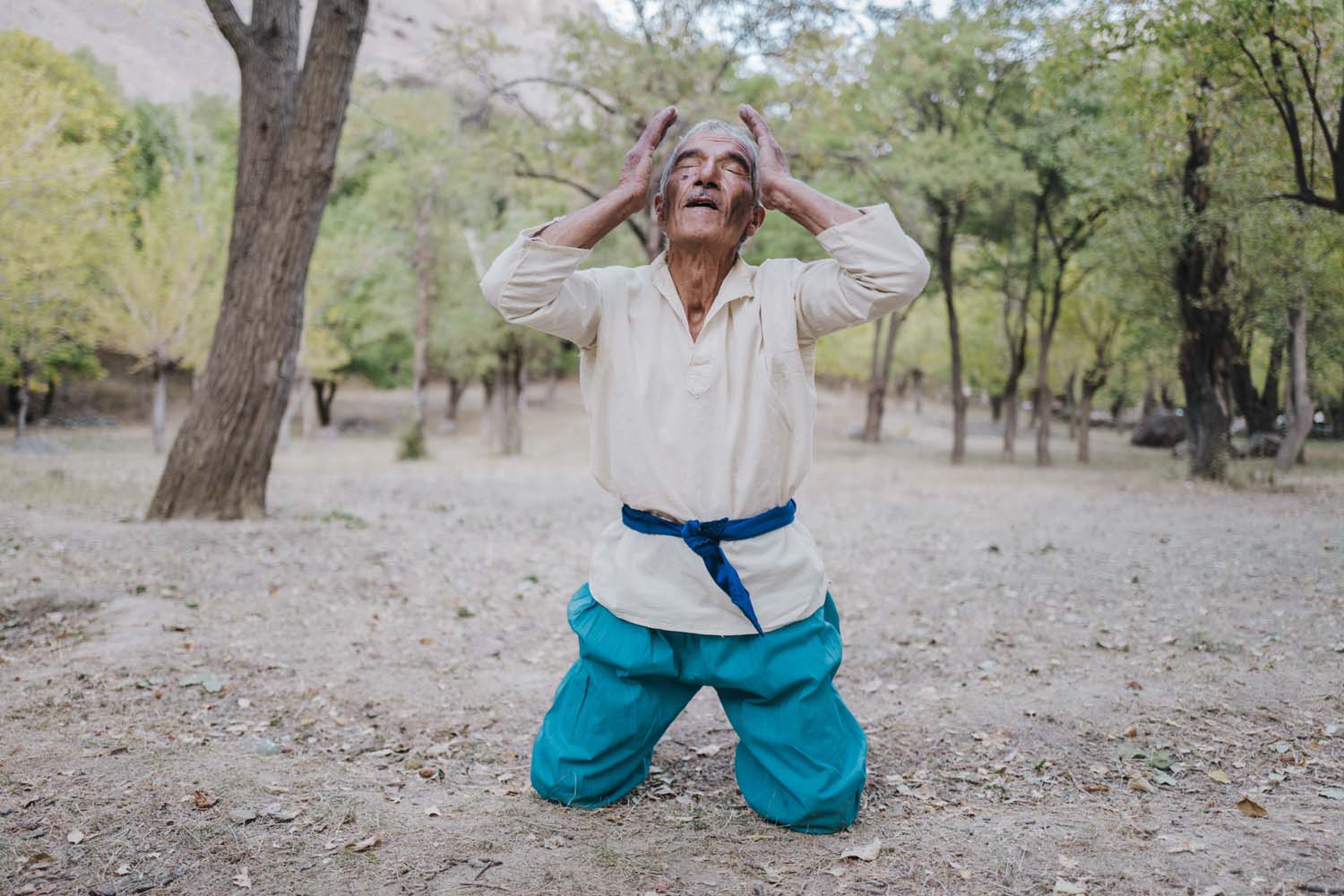 Many rituals of the Ismaili Muslims are gradually disappearing, such as this dance for the dead