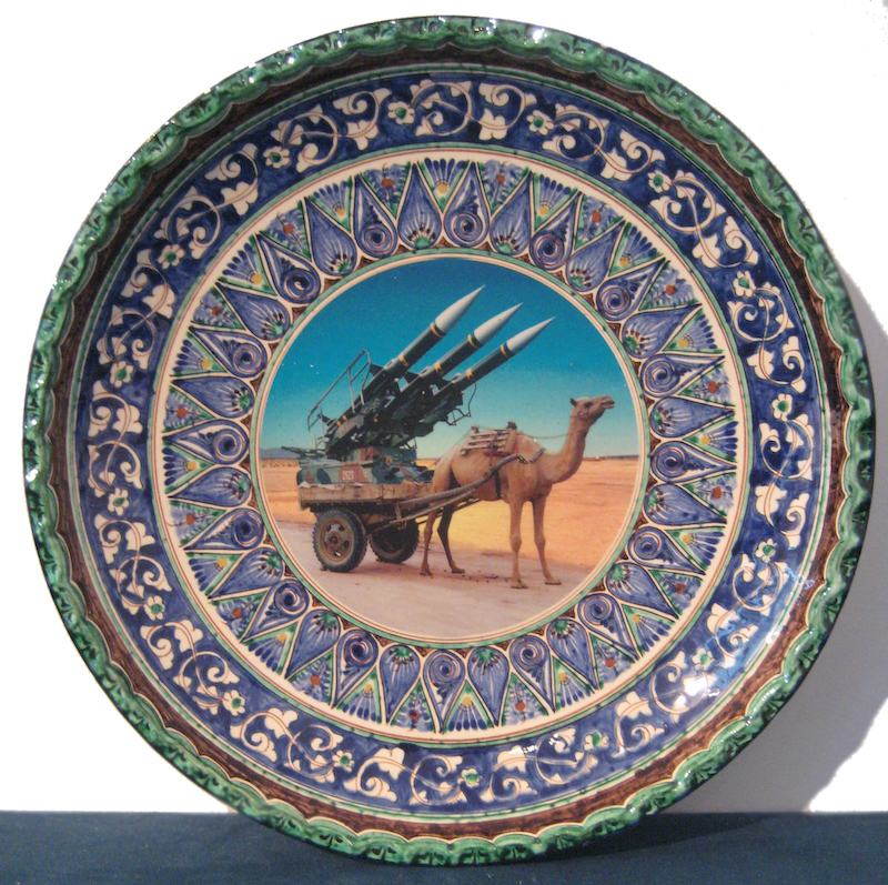 From the series Plates (2009), by Erbossyn Meldibekov in collaboration with Nurbossyn Oris