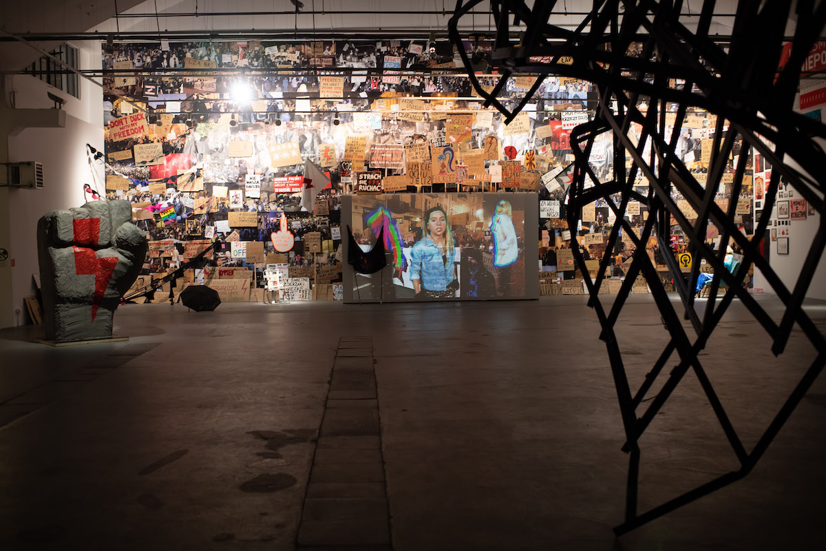 The exhibition You'll Never Walk Alone. Image: Wojciech Pacewicz