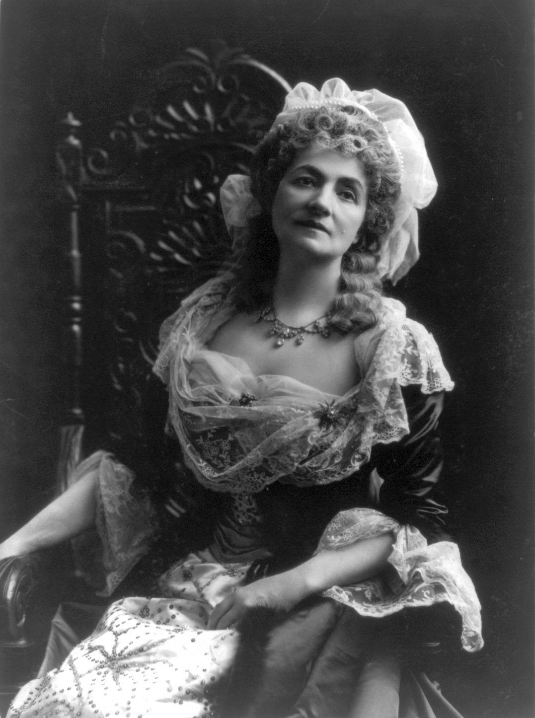 Actress Helena Modjeska as Marie Antoinette