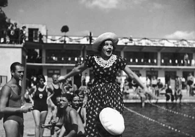 Zula Pogorzelska in the film Sto Metrów Miłości, 1932