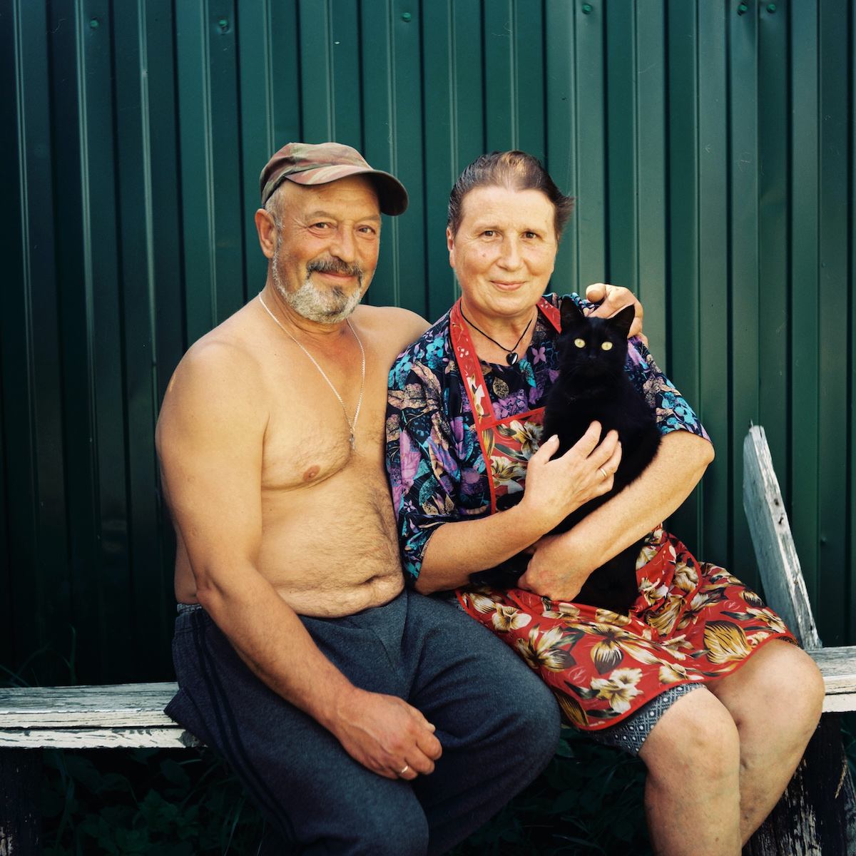 Yury and Galina, retired farmers