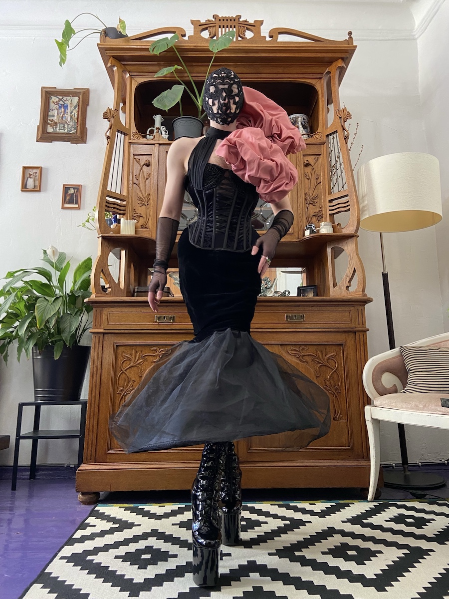 <p><span>Roman Kyandzhaliev is a stylist and designer based in St Petersburg. As part of his multi-disciplinary output, he designs and produces intricate garments which he often models and photographs himself. Set against the baroque yet intimate backdrop of his apartment, it is a representation of today’s gender-bending queer Russian beauty. <br>
 </span></p>