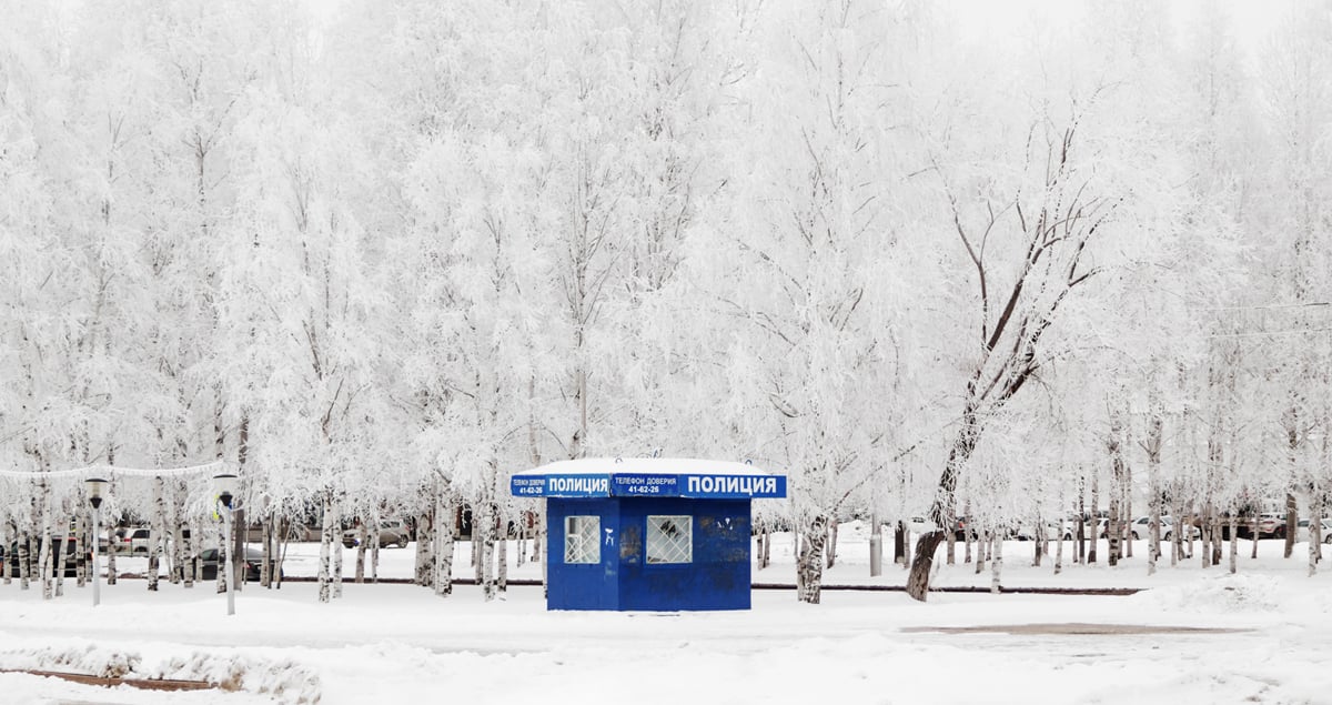 Siberia-based photographer Roma Gostev captures the snow-coated serenity of his city Nizhnevartovsk 