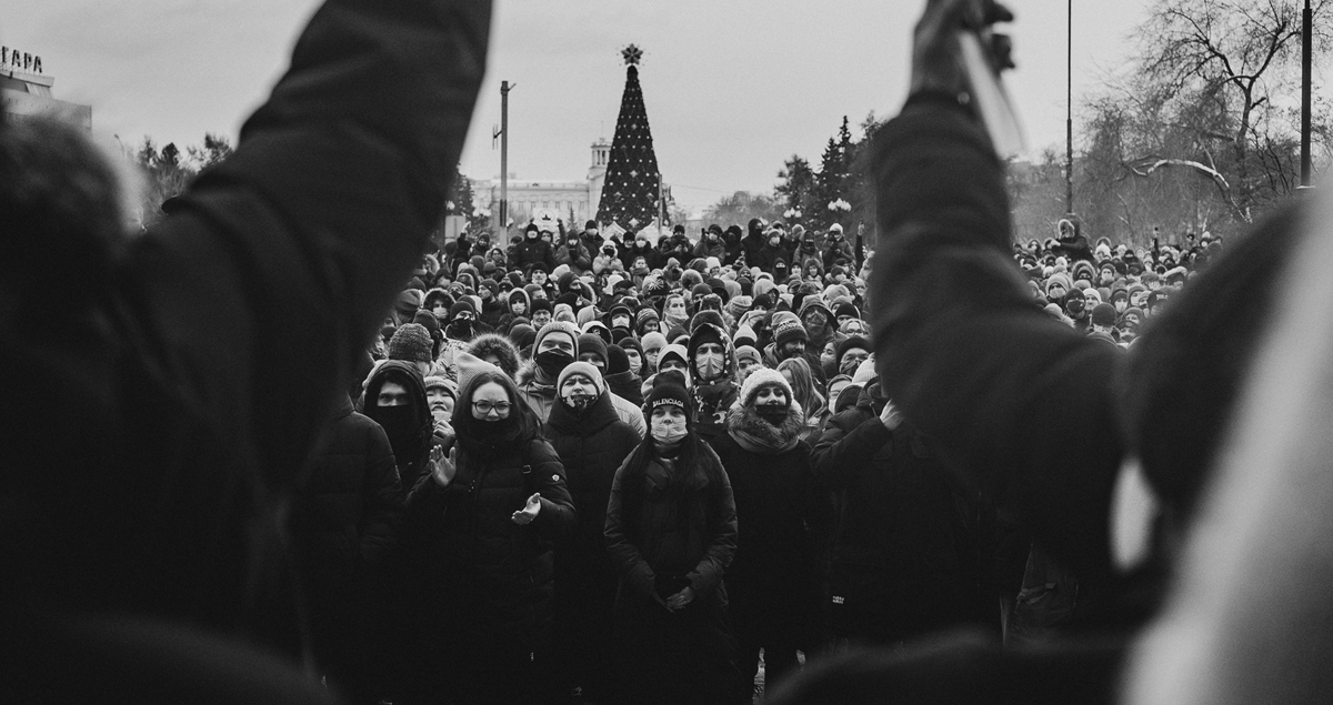 Russian photographer detained and fined after spelling out the word ‘freedom’ in snow 