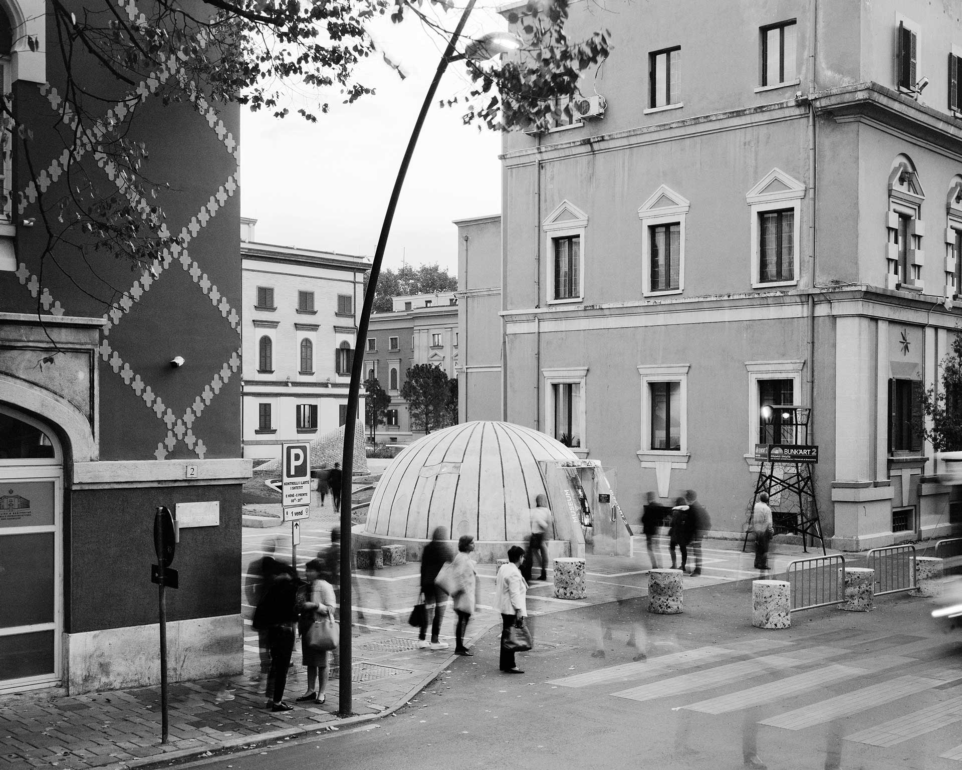 Underground bunker in the centre of Tirana, now a museum.