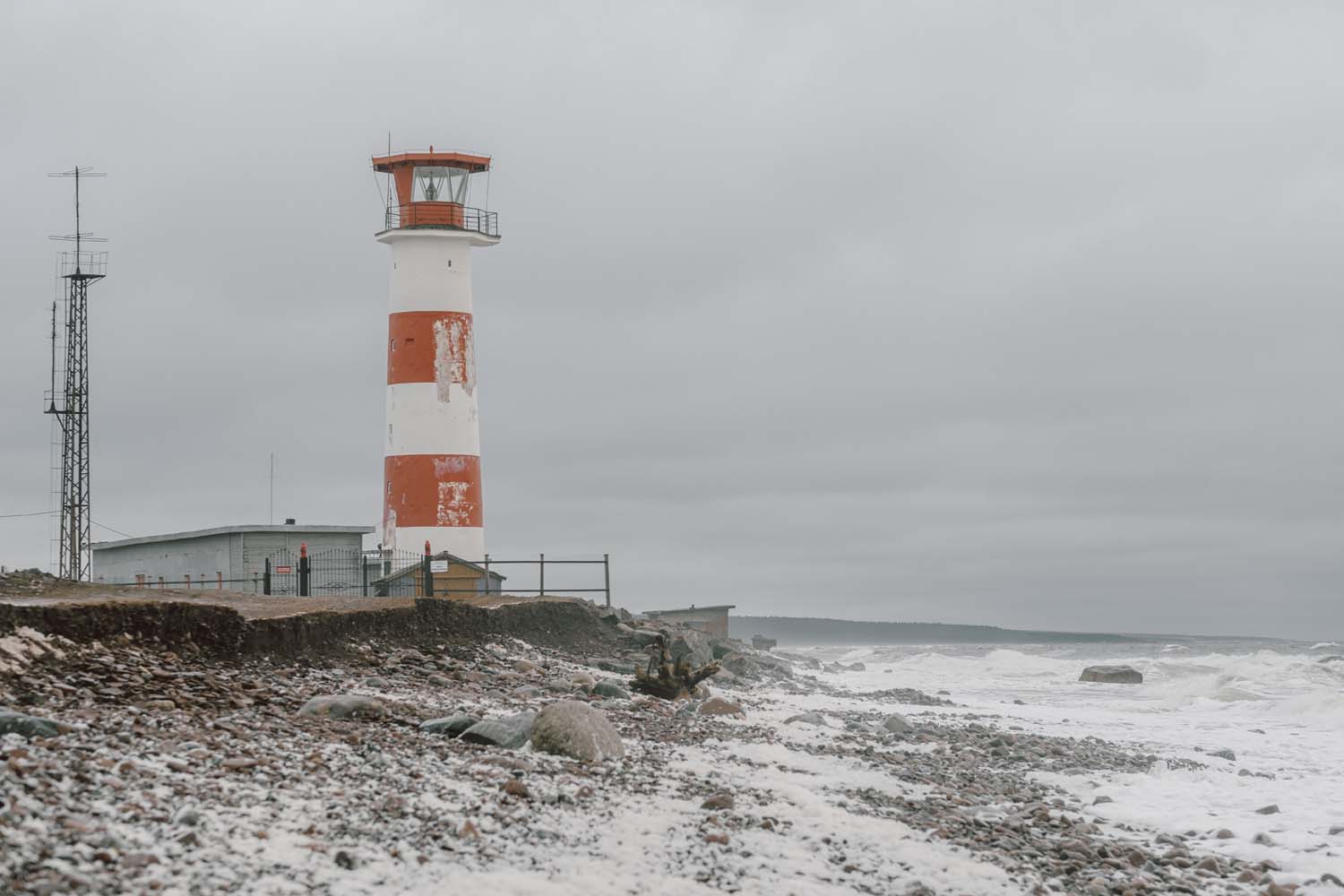 The lighthouse in Kashkarantsy.