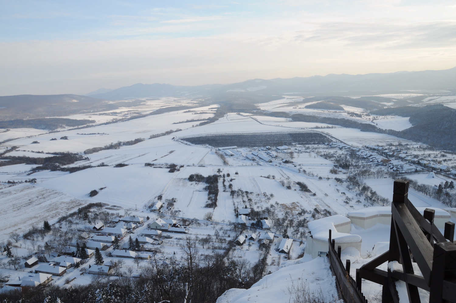 The view from Füzér Castle. Image: Wikimedia Commons under a CC licence