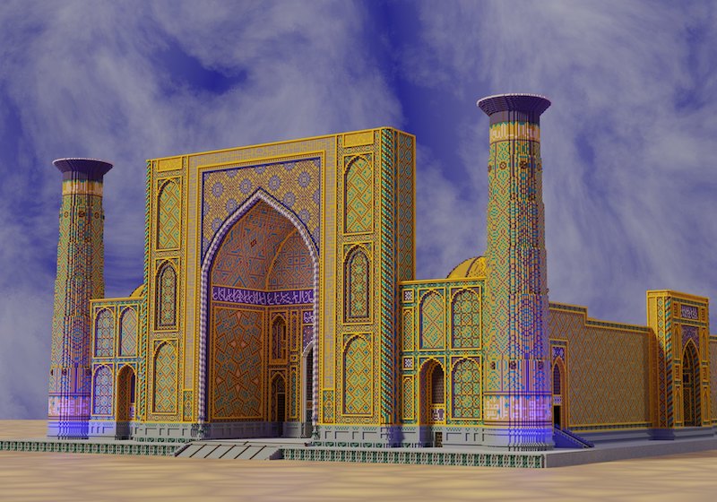 Explore Uzbekistan’s greatest landmark — via Minecraft