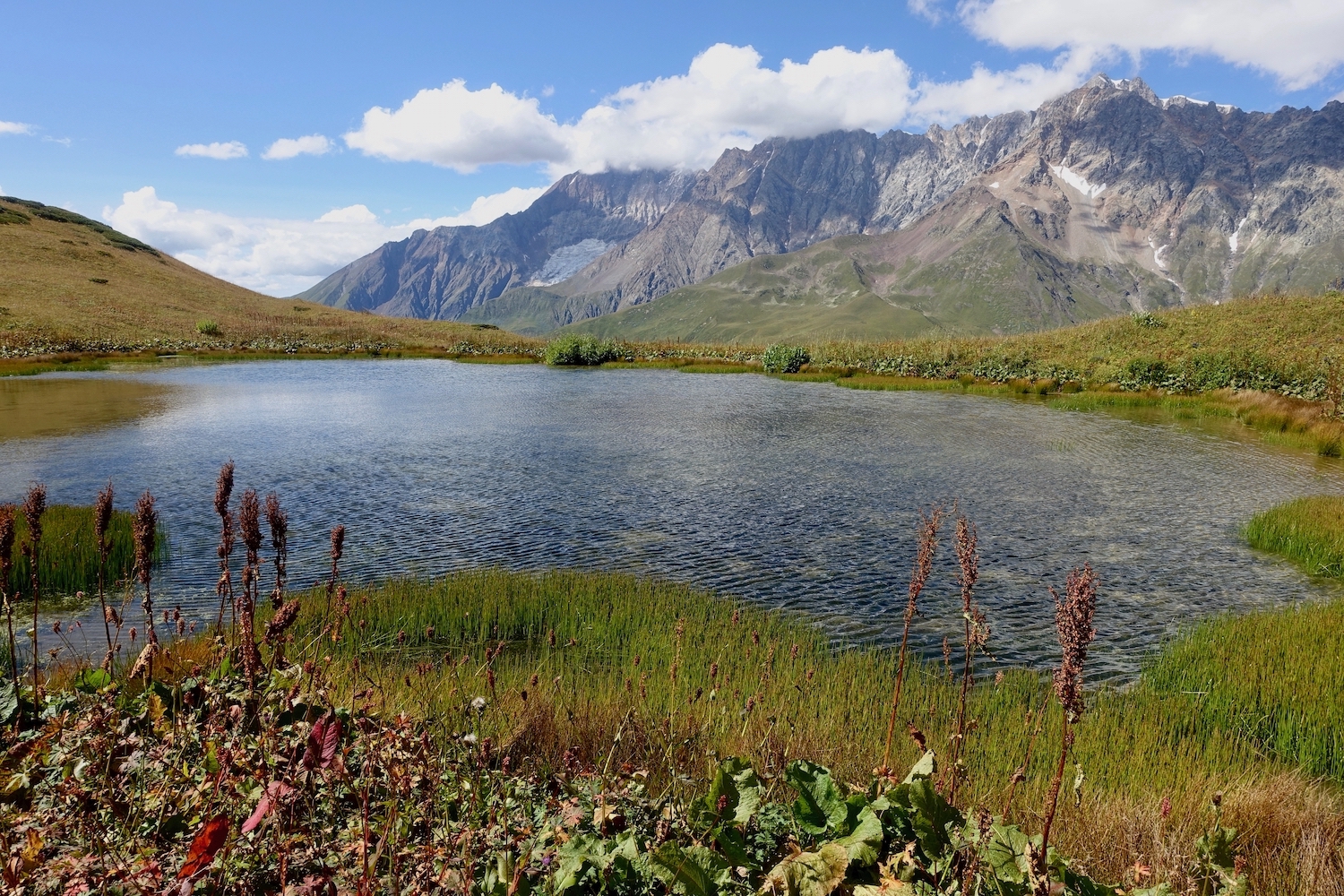 High-altitude lake in Racha, Georgia. Image: Meagan Neal/Transcaucasian Trail Association