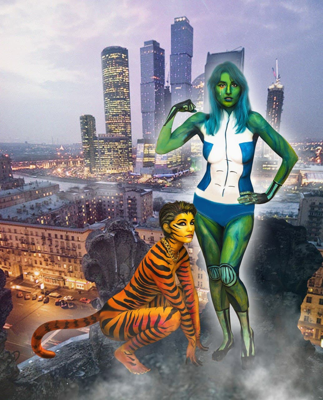 Mythical Beast album, 2021 (with Slezki). In this series of concerts, the group members presented themselves as superheroines and animals
