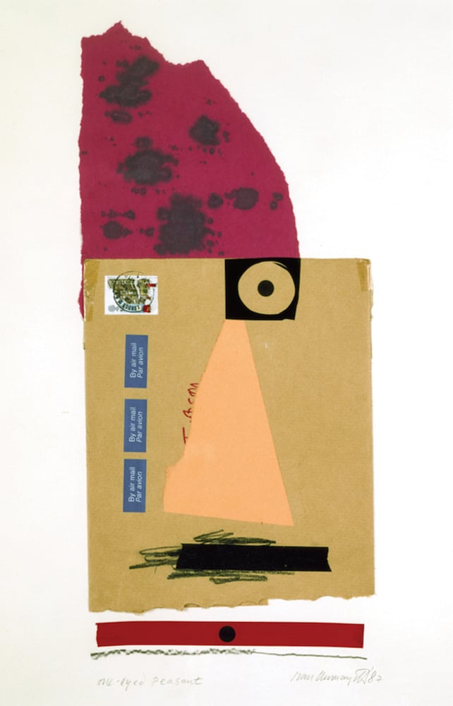 One-Eyed Peasant, silkscreen, 1991