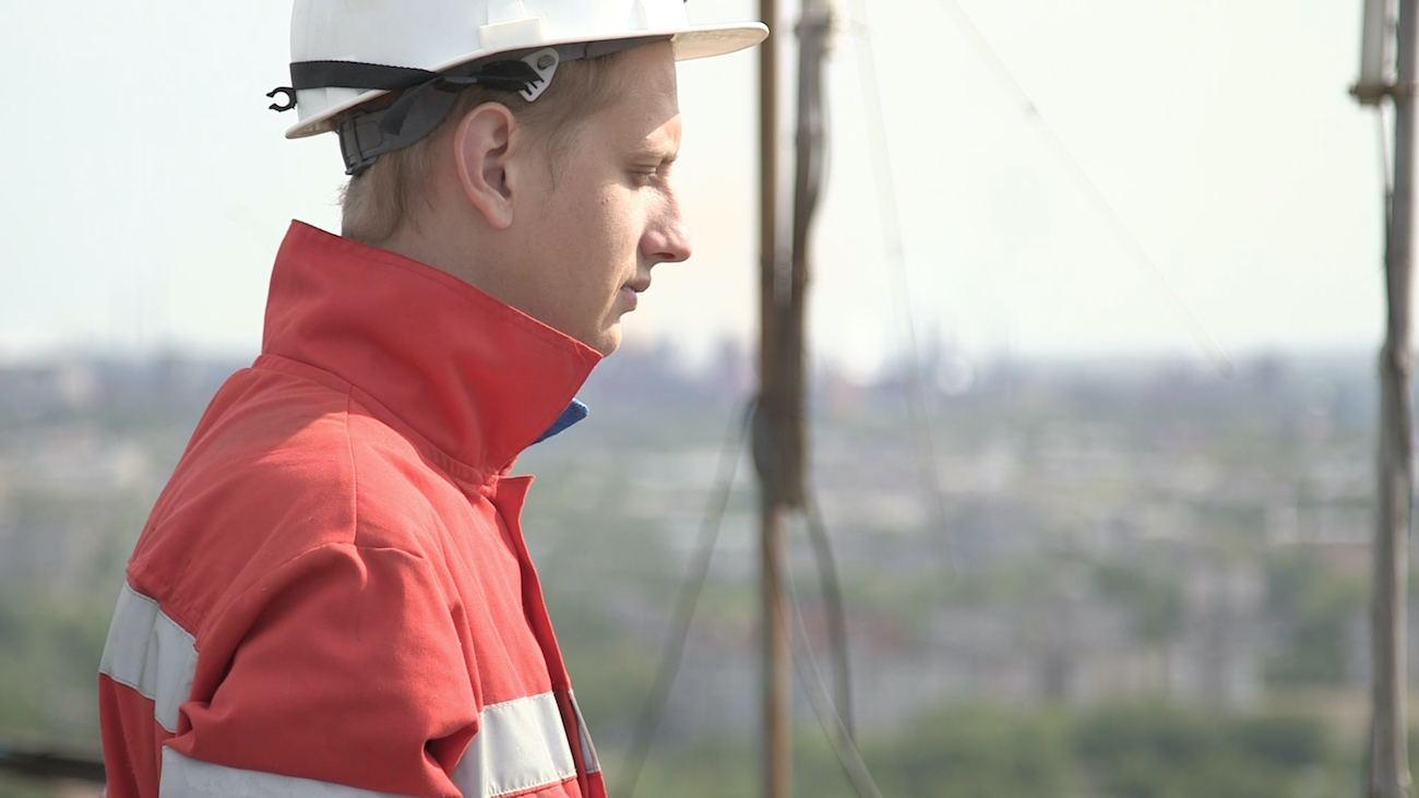 Still from the multi-channel installation Tagil Youth (2011-2019). This project focuses on young people of the industrial city of Niznhy Tagil