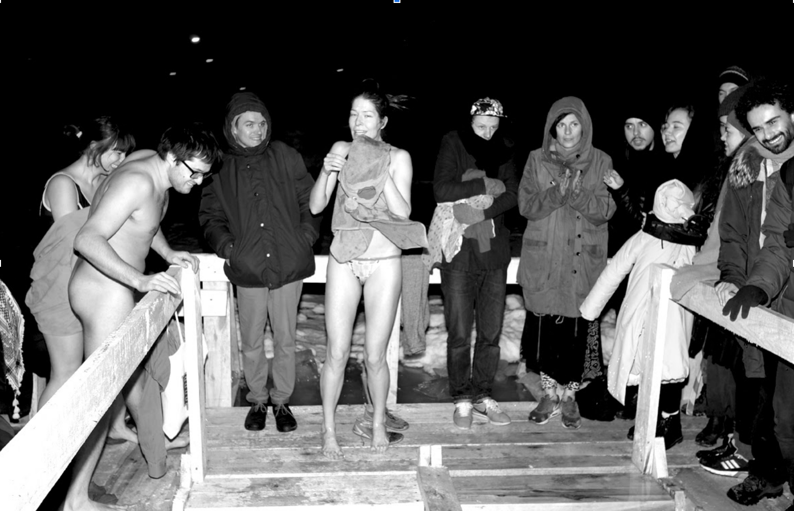 Cold Night, 2015. Curated by Yaroslav Alyoshin, Pokrovskoe-Streshnevo Park, Moscow