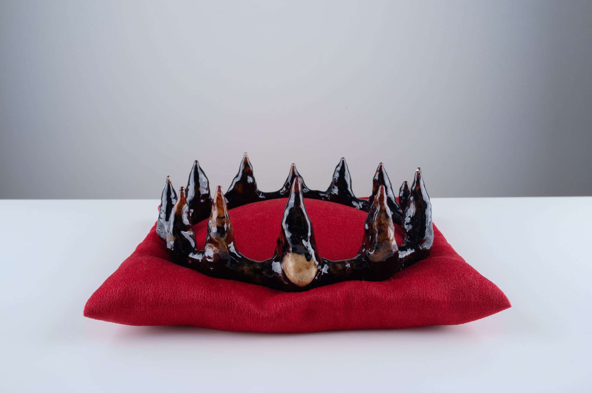 Untitled, 2020. Crown made of bread and mould