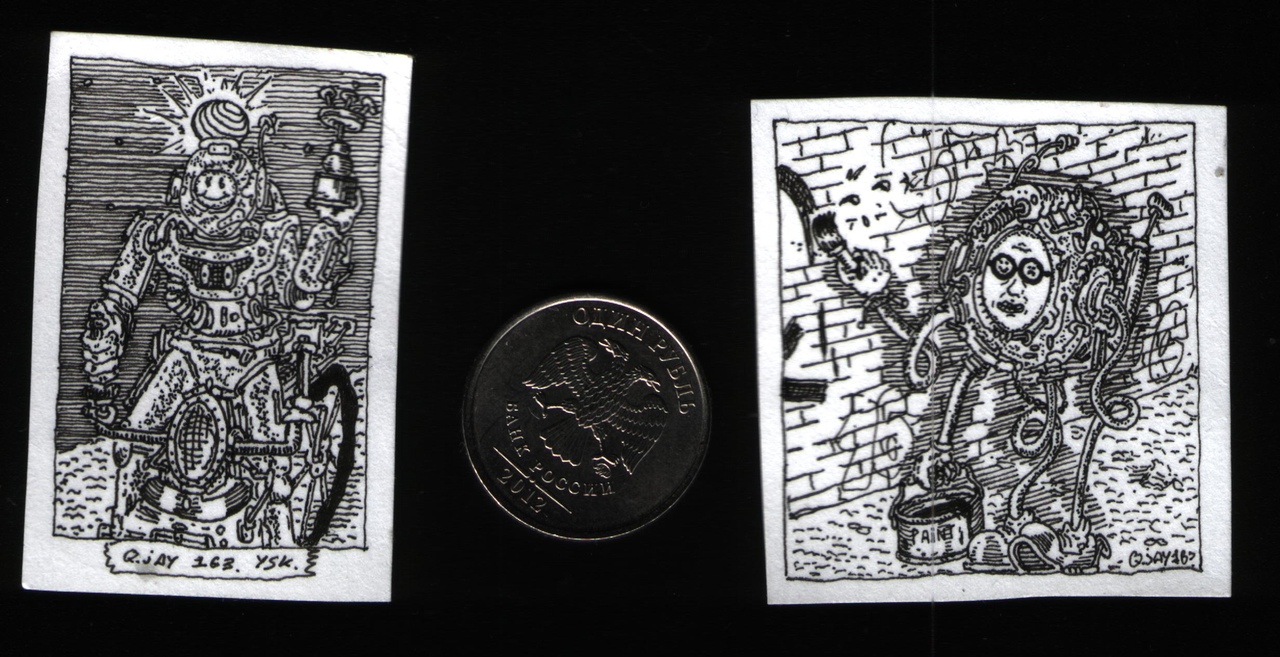 Untitled miniatures, 2018